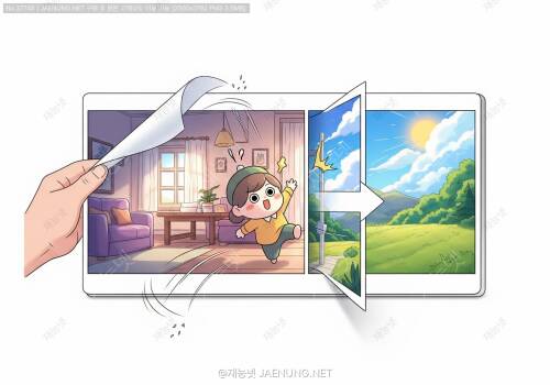 🎬 만화 장면 전환과 페이지 턴 효과의 모든 것: 독자를 사로잡는 시각적 마법