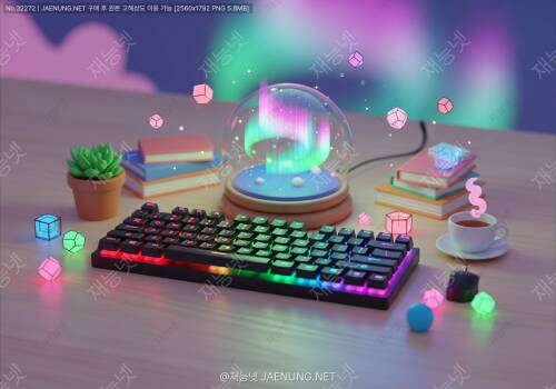 내 책상 위 작은 오로라 ✨ RGB 게이밍 키보드 조명 시스템 완전정복