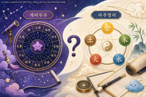 자미두수와 사주명리의 완벽 비교 분석: 같은 생년월일, 왜 운명을 푸는 체계가 다를까?