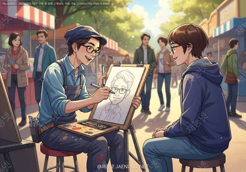 ✨ 라이브 캐리커쳐 작업과 빠른 스케치 노하우: 현장에서 바로 써먹는 실전 테크닉 대공개! 🎨