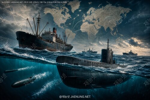 🌊 독일 U보트와 대서양 전투 — 1939~1945년, 바다 위의 경제전쟁이 세계사를 바꾼 방법