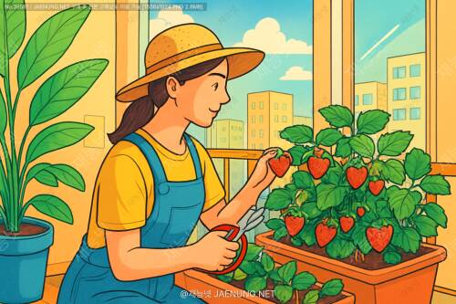 🍓 아파트 베란다에서 딸기 100개 수확하는 비법: 도심 속 작은 농장 만들기