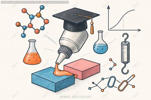 🧪 고성능 접착제의 화학적 원리와 접합강도 제어 방법: 붙이는 과학의 모든 것 🔬