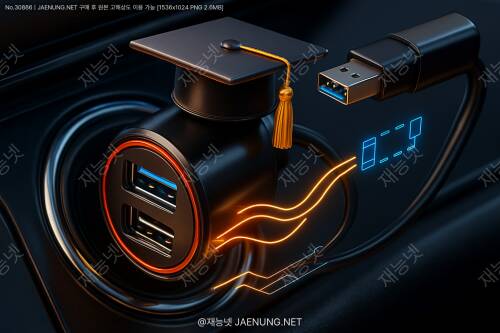 자동차 USB 포트의 전력 공급 및 데이터 전송 원리 🚗⚡💻