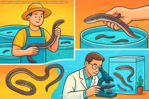 🐟 뱀장어 양식의 핵심! 성장단계별 선별 완벽 가이드 🔍