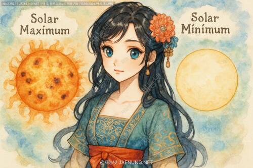 ☀️ 흑점 극대기 vs 🌞 흑점 극소기: 태양 활동의 주기