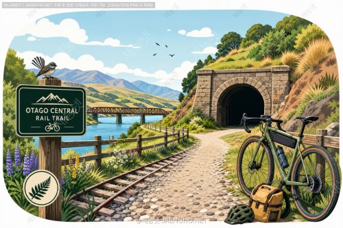 뉴질랜드 오타고 센트럴 레일 트레일 — 폐철도 152km 그래블 자전거 여행 가이드