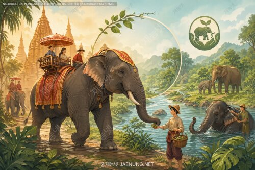 🐘 코끼리 타기 — 동남아·인도의 전통 교통수단과 동물윤리 논쟁, 그리고 지속가능한 공존의 길