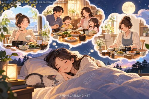 밥 먹는 꿈 해몽: 혼자 밥 먹는 꿈, 가족과 식사하는 꿈, 밥상 차리는 꿈이 말해주는 심리와 길흉