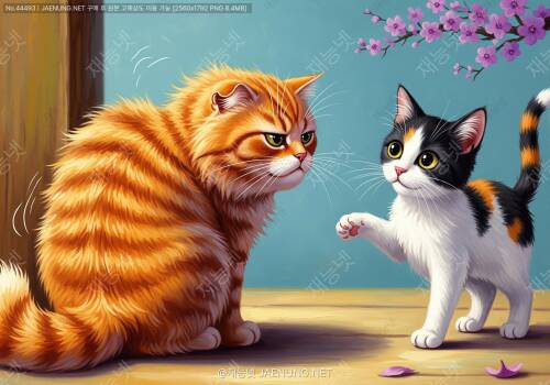 🐱 고양이가 다른 고양이를 싫어해요 🐱
