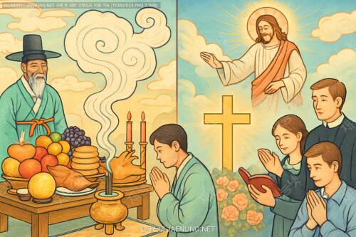 🕯️ 한국 제사 VS 기독교 추도식: 조상숭배의 형식 대결 ⛪