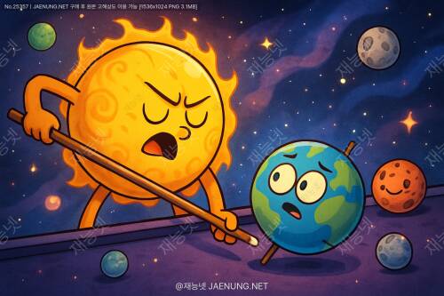 🌍📐 지구의 자전축이 기울어진 이유는 무엇일까? - 우주의 거대한 당구게임 🎱