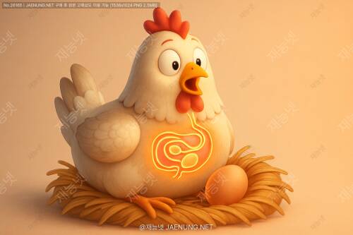 🐔 암탉이 수탉 없이도 알을 낳는 놀라운 생리학적 비밀
