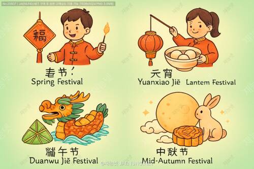 🏮 중국의 명절과 관련된 중국어 표현 🏮