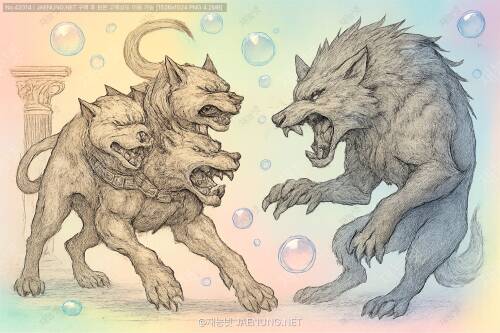 🐺 케르베로스 VS 펜리르: 신화계 최강 개들의 대결 🐕