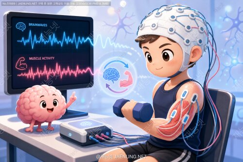 뇌파-근전도 동시 기록을 통한뇌-근육 연결성과 운동 제어 메커니즘 분석