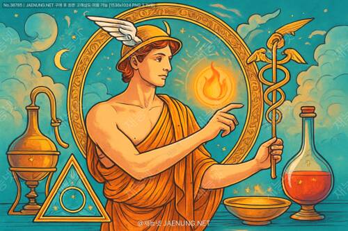 ⚗️ 어떻게 연금술이 헤르메스와 연결되었나?: 금속 변환과 영혼 변환의 비밀 🔮