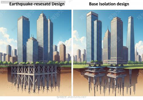 🏗️ 내진설계 vs 면진설계, 뭐가 다를까? 🤔