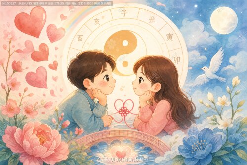 사주에 합(合)이 많은 사람의 연애 특징: 정이 많은 사주의 양면성과 궁합 포인트
