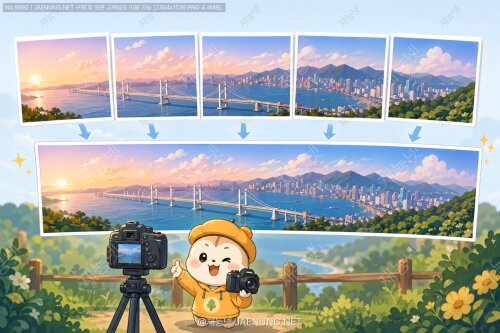 파노라마 이미지 만들기: 여러 장의 사진 결합 🌄