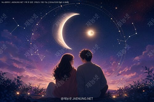 시너스트리에서 달과 금성의 접촉:두 사람의 감정적 편안함과 애정 에너지 완전 분석