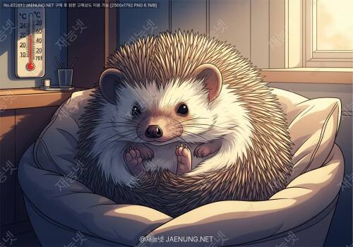🦔 고슴도치 실내 적정 온도는 몇 도?