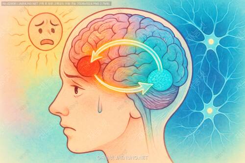 🧠 불안장애의 뇌 회로: 편도체와 전전두엽의 상호작용