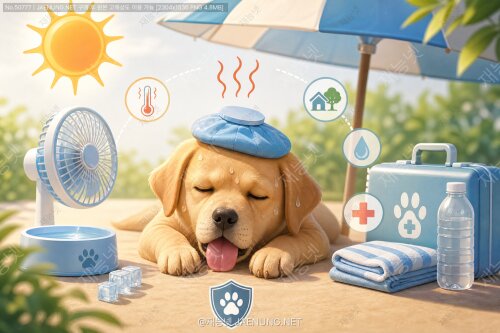 🌡️ 강아지 열사병 완벽 가이드 — 증상부터 응급처치까지, 우리 강아지 지키는 법 🐶