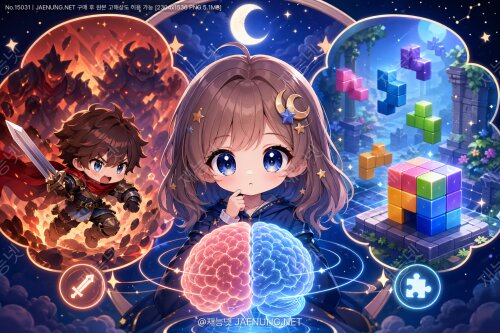 🎮 액션 게임 vs 퍼즐 게임: 인지 기능 향상의 게임 효과