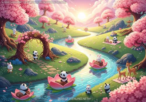 🌸 도화원의 무릉도원: 이상향에 대한 동경과 환상의 세계 🏔️