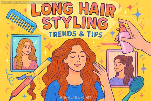 긴 머리 스타일링 완전정복! 2025 트렌드부터 실용 팁까지 💇‍♀️✨