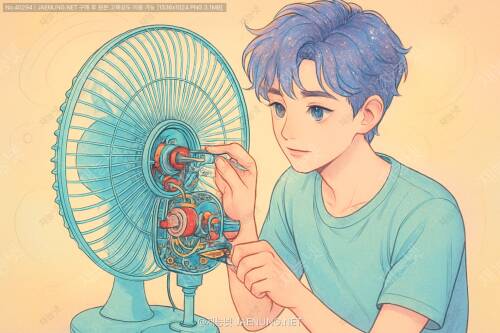 🌀 선풍기의 작동 원리와 내부 구조 🔧
