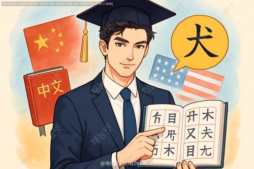 오늘 하루 중국어 부수 100개 학습하기 🇨🇳✍️