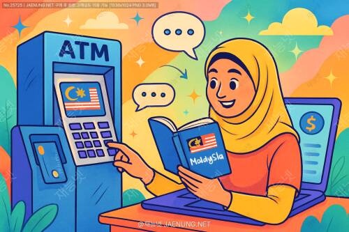 🇲🇾 말레이어로 ATM과 온라인 뱅킹 마스터하기 🏦