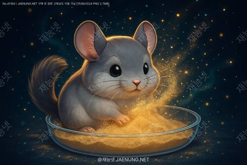 🐭 친칠라 모래목욕이 필수인 이유: 작은 털뭉치의 건강 비밀 🛁