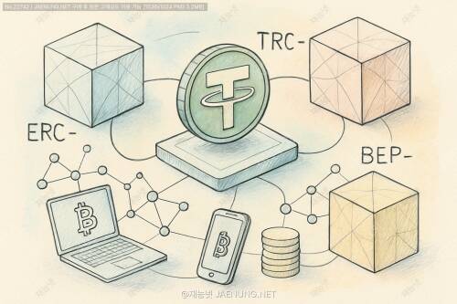 테더(USDT)의 블록체인 네트워크 완전정복: ERC-20, TRC-20, BEP-20 비교 분석 및 활용 가이드 🌐💰