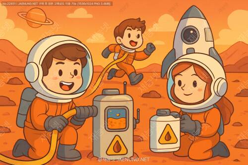 🚀 화성에서 연료를 뽑아내자! 귀환 우주선의 자급자족 연료 추출 대작전 🚀