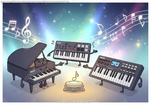 🎹 MIDI 키보드 선택 가이드: 25키 vs 49키 vs 61키
