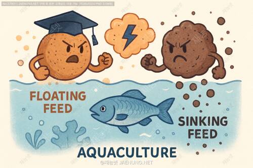 🐟 부유사료 vs 침전사료 - 수질오염 대결! 🐟