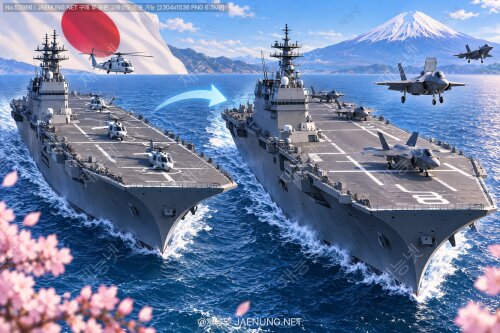 🚢✈️ 일본 '이즈모(いずも)' DDH-183 — 헬기 구축함에서 F-35B를 품은 경항모로 개조되기까지