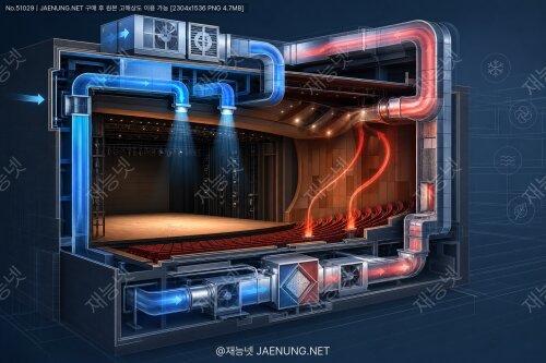 🎭 공연장 무대 냉난방 시스템의 설계 원리와 기술 구조