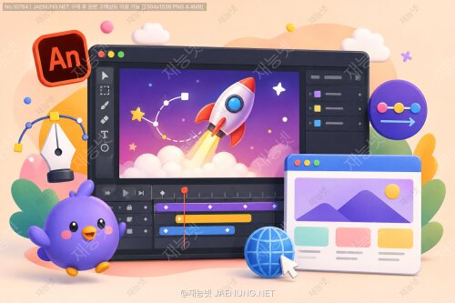 Adobe Animate CC: 웹용 벡터 애니메이션 제작 가이드 🎨✨
