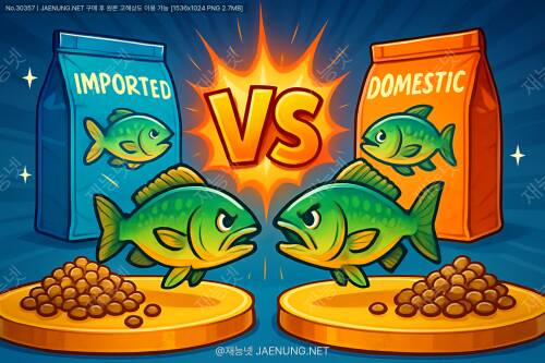 🐟 수입사료 vs 국산사료 - 품질과 안정성 대결! 🐠