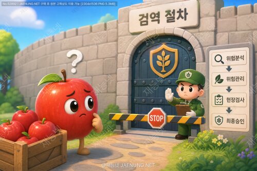 🍎 사과가 수입되지 않는 이유, 8단계 수입위험분석 검역 절차의 벽 🚧