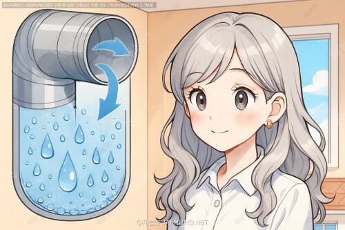 🌬️ 환기 덕트 내부의 결로 발생 원리 💧