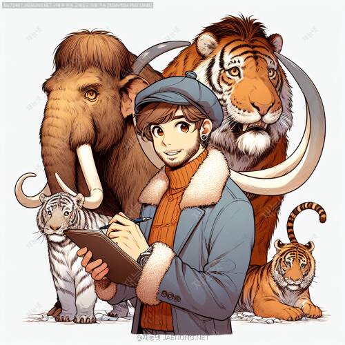 빙하기 대형 포유류: 매머드와 사베르투스 호랑이의 시대 🦣🐅