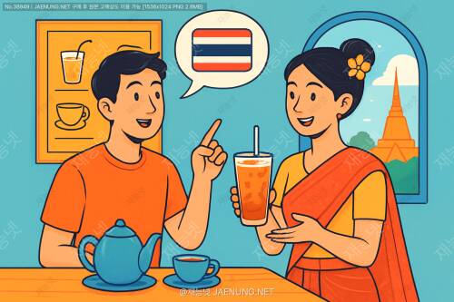 🍵 태국어로 즐기는 태국 차와 음료 문화: 현지인처럼 주문하고 대화하기 ☕