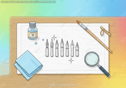 📝 켈리그라피 니브(펜촉) 관리와 수명 연장 방법 🖋️