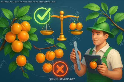 🌳 매실 농사의 핵심! 착과량 조절 기준과 최적화 방법 총정리 🌳