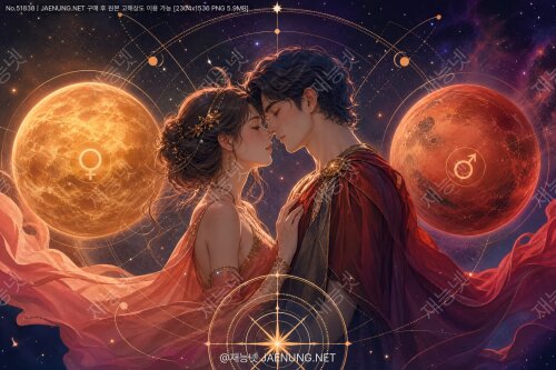 💘 금성과 화성의 어스펙트별 완전 해석:사랑과 욕망이 만나는 방식, 당신의 차트엔 어떤 케미가 숨어있나?